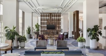 An image of the lobby of the Westin Atlanta Perimeter North